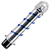 Icicles Blue Swirl Waterproof Glass Vibrator No 20