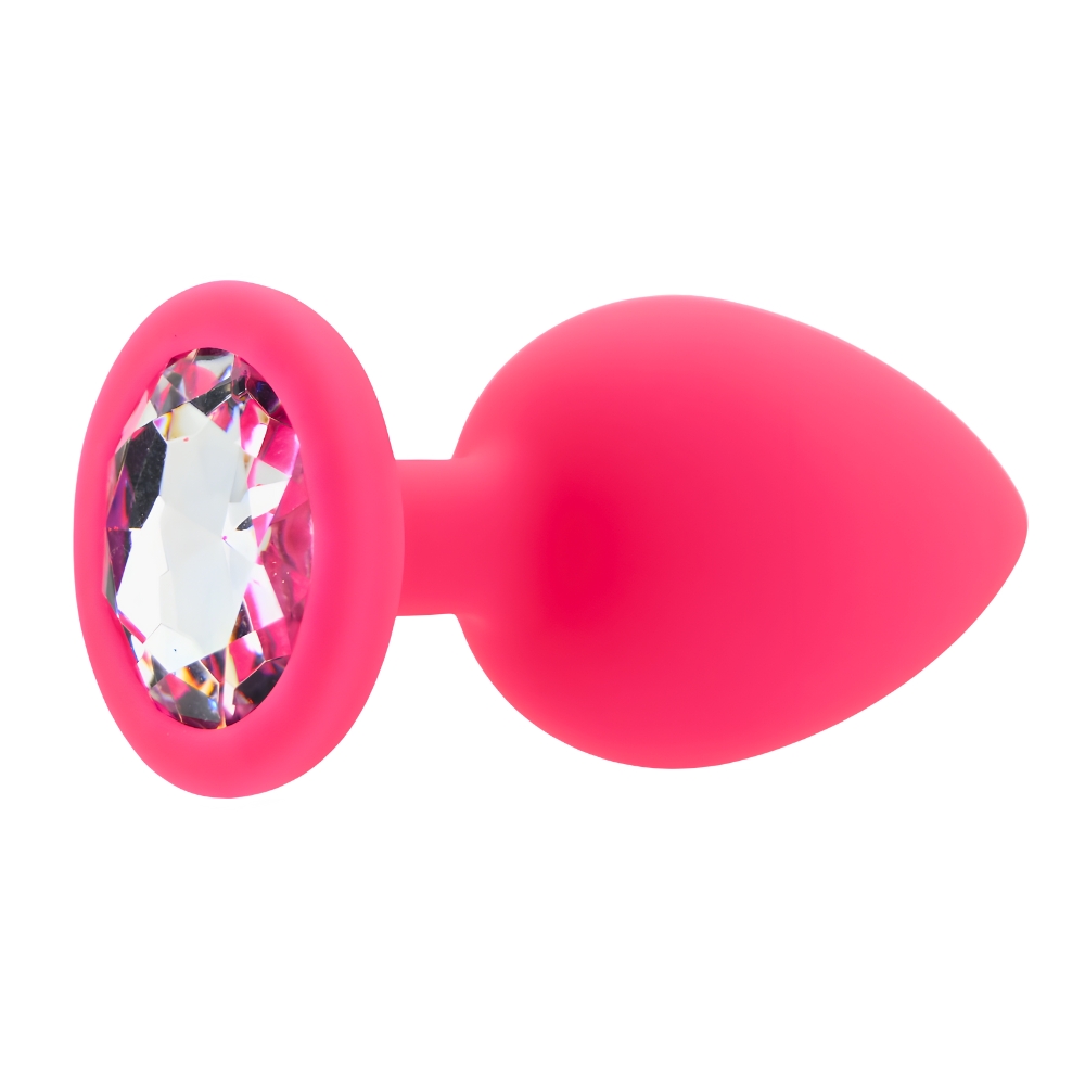 Toosh Pink Silicone Butt Plug Large - Image 3