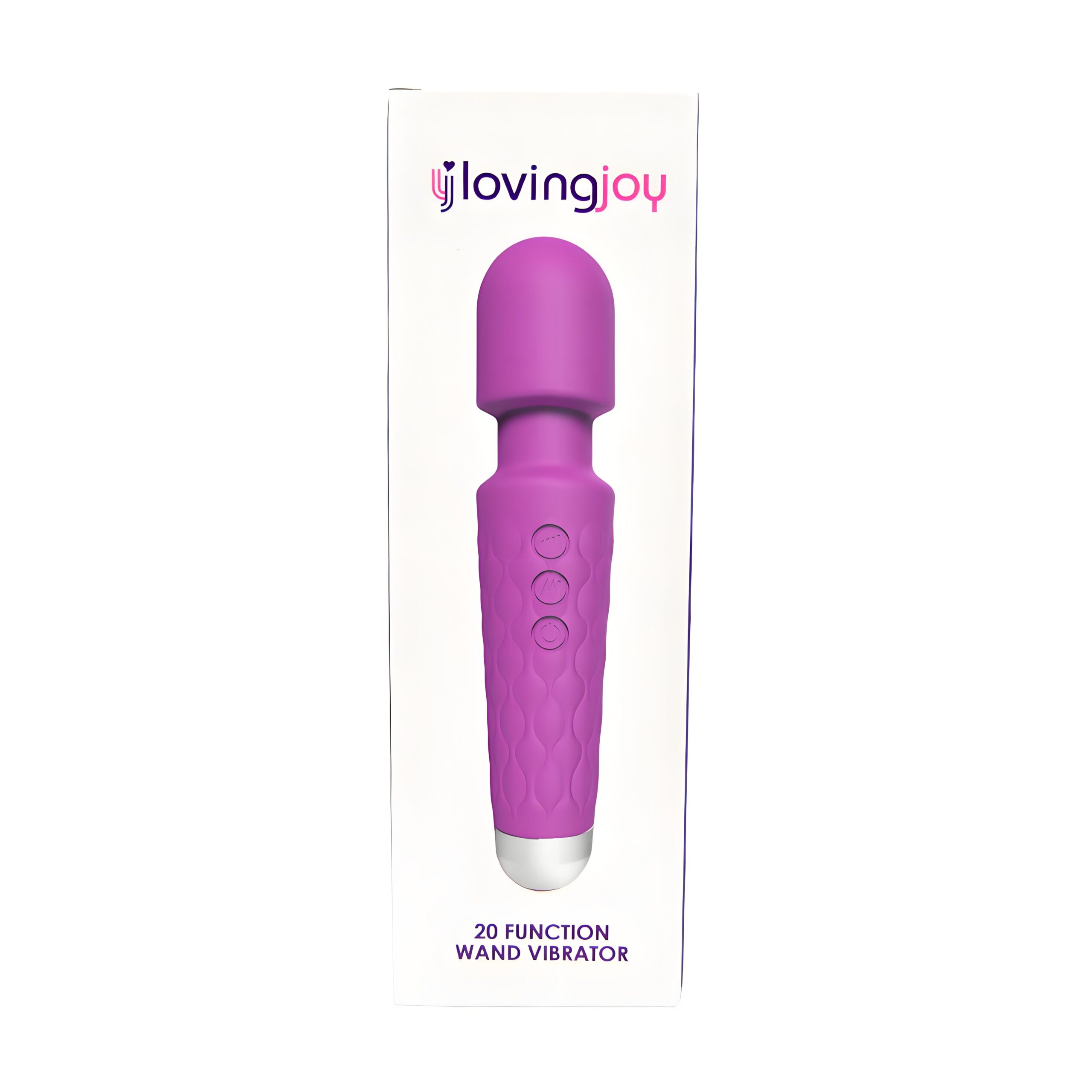 Loving Joy 20 Function Wand Vibrator Purple - Image 4