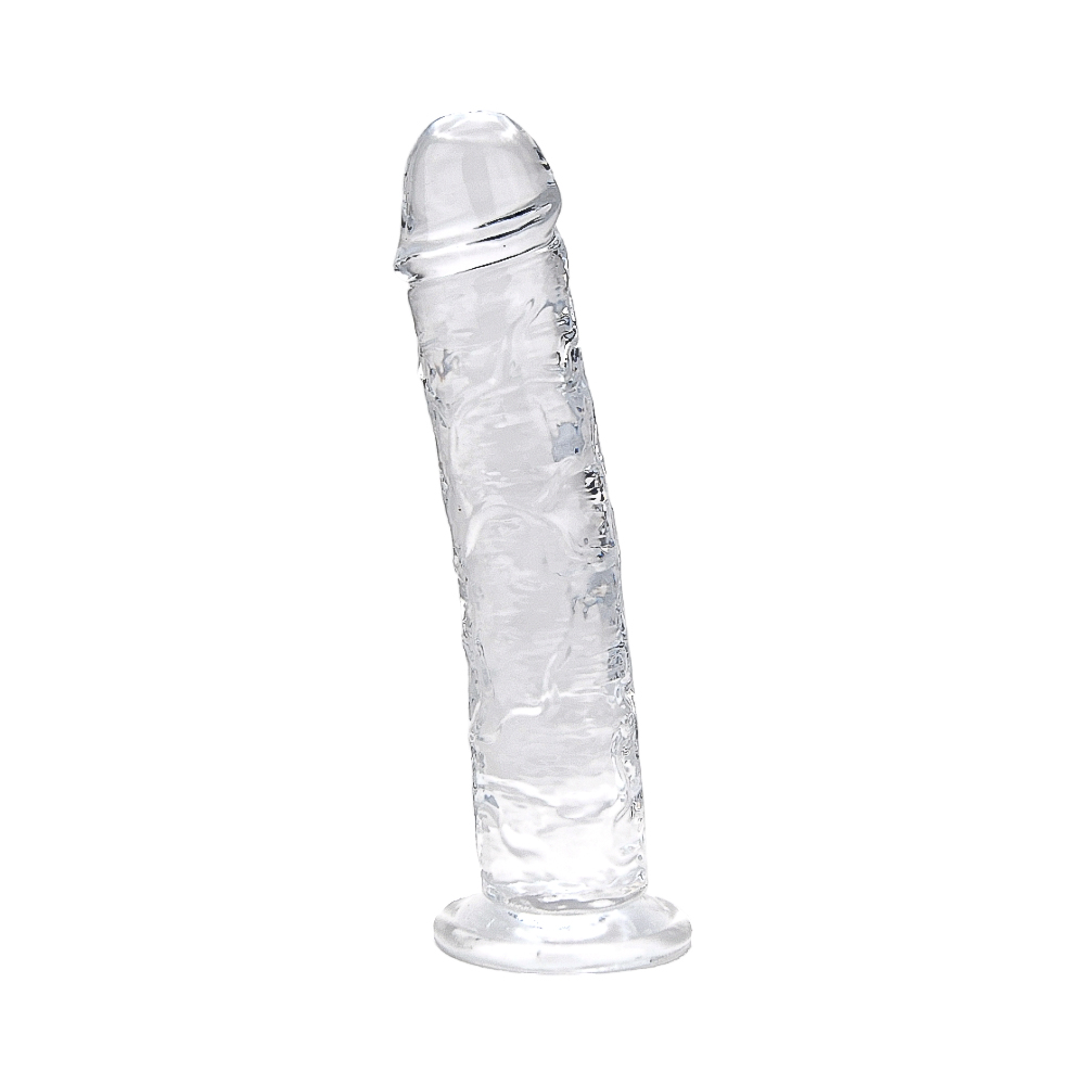 Loving Joy 8.5 Inch Suction Cup Dildo Clear - Image 2