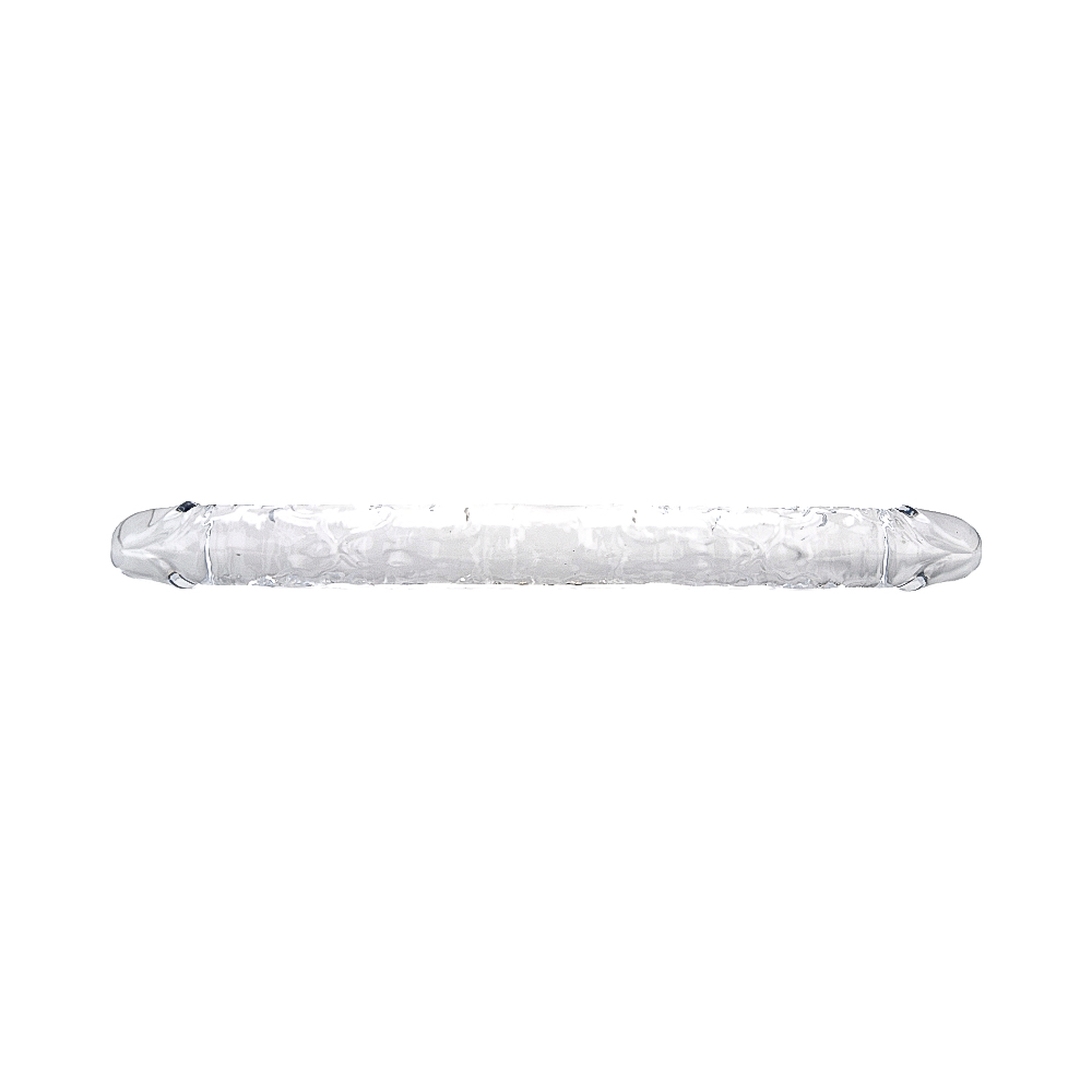 Loving Joy 18 Inch Double Ended Dildo Clear - Image 2