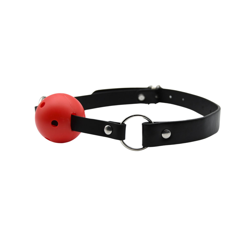 Bound to Play Breathable Ball Gag Red - Image 4