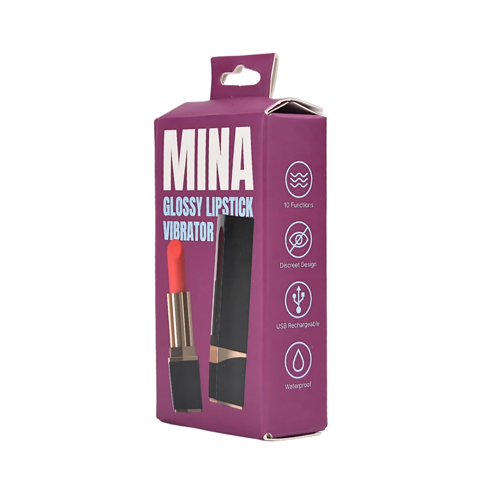 Mina Glossy Lipstick Vibrator - Image 7