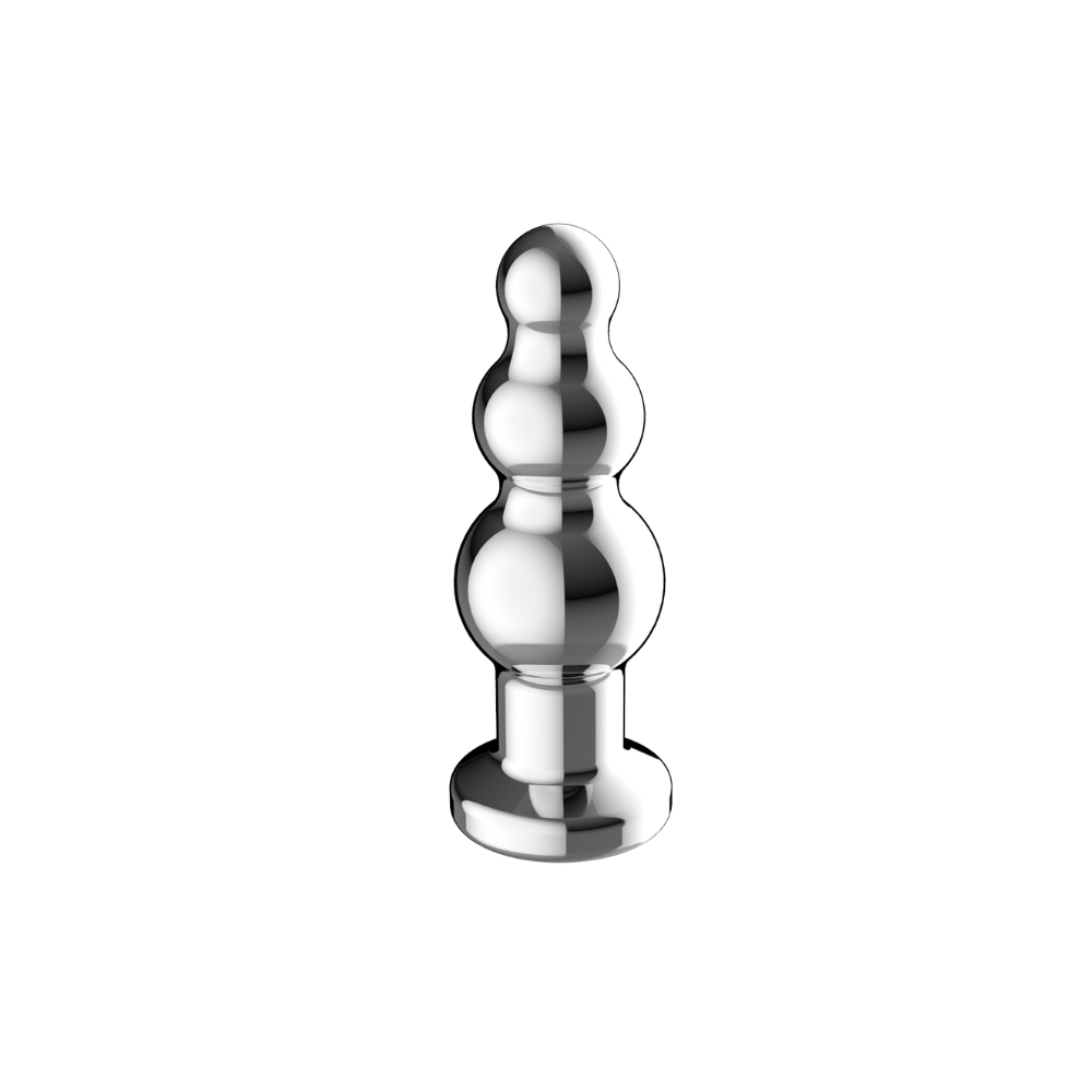 Toosh Remote Controlled Metal Vibrating Anal Beads - Image 4