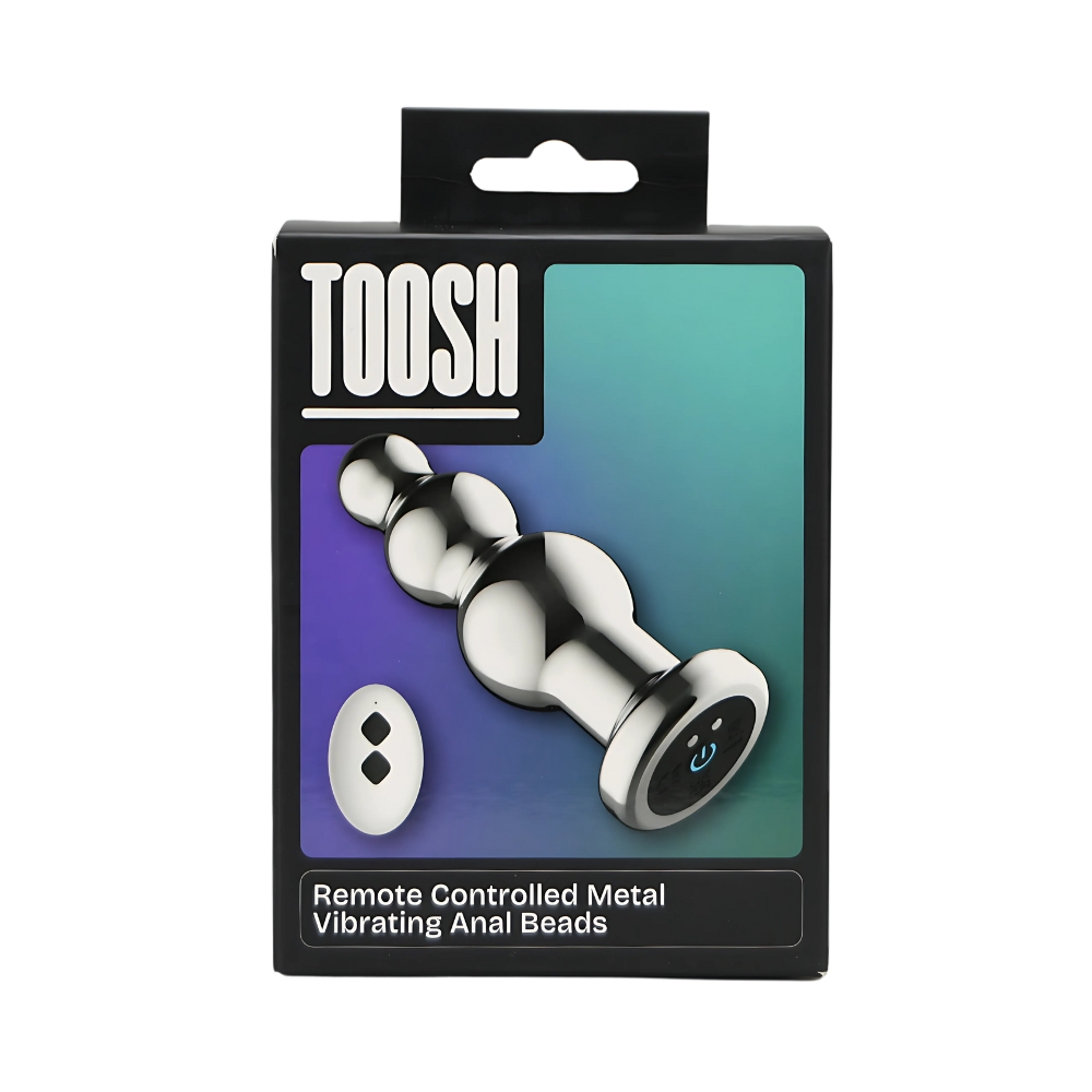Toosh Remote Controlled Metal Vibrating Anal Beads - Image 6