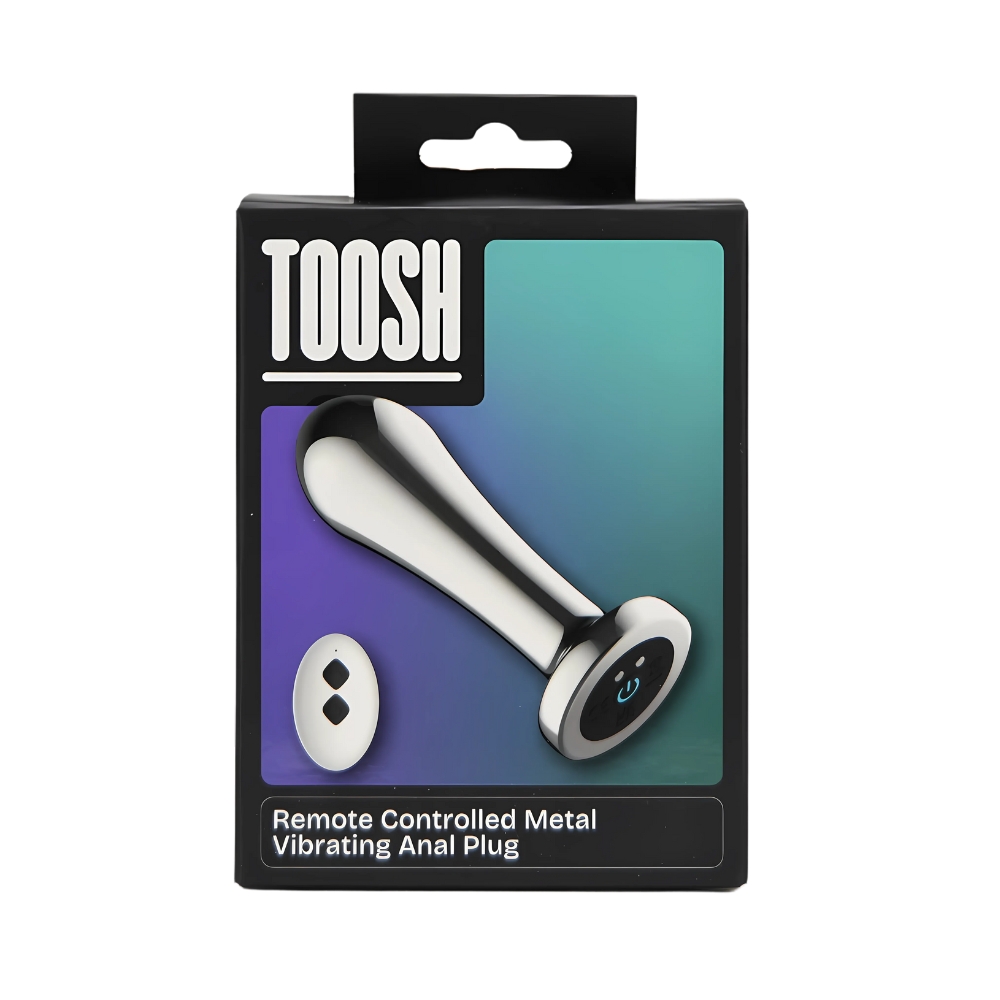 Toosh Remote Controlled Metal Vibrating Anal Plug - Image 6