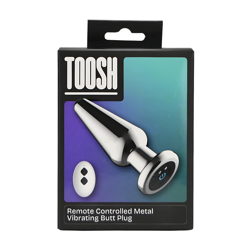 Toosh Remote Controlled Metal Vibrating Butt Plug - Image 6