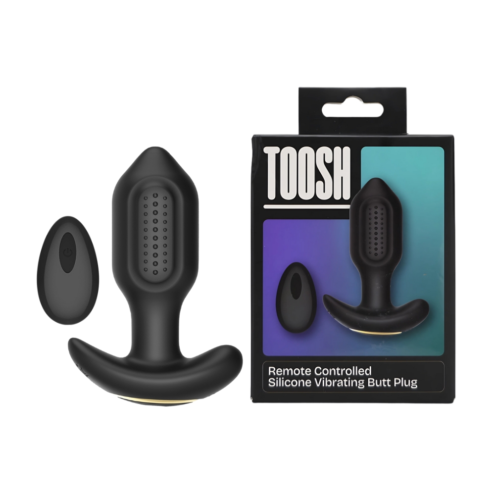 Toosh Remote Controlled Silicone Vibrating Butt Plug - Image 11