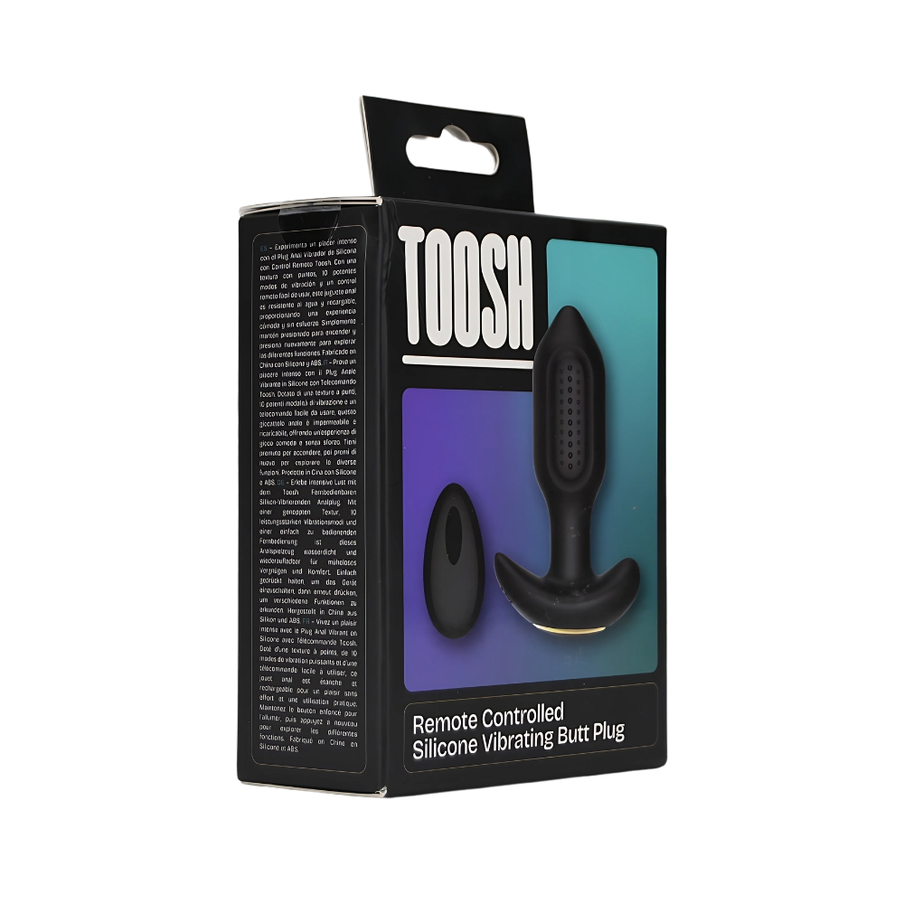 Toosh Remote Controlled Silicone Vibrating Butt Plug - Image 10