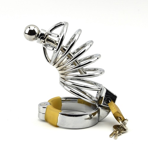 Impound Corkscrew Male Chastity Device with Penis Plug - Image 2