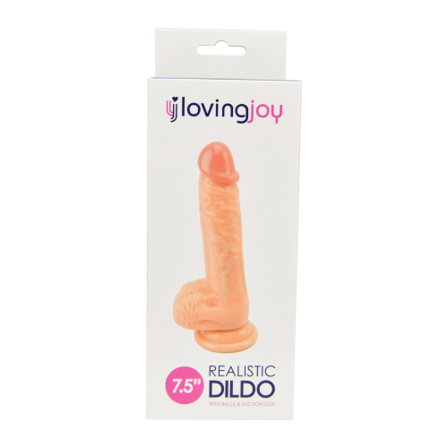 Loving Joy Realistic Dildo with Balls and Suction Cup 7.5 Inch - Image 6