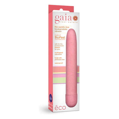 Gaia Biodegradable Eco Vibrator Pink - Image 3
