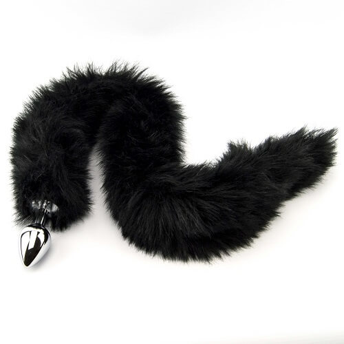 Furry Fantasy Black Panther Tail Butt Plug - Image 3