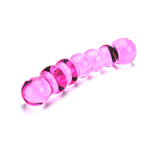 Spectrum Ribbed Glass Dildo - Image 6