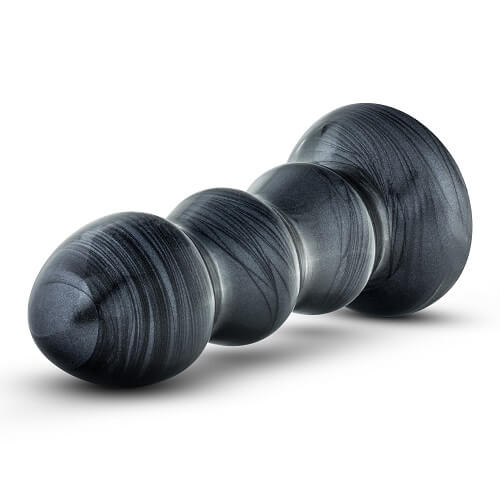 Jet Black Jack Large Ribbed Butt Plug 7 inches - Image 3