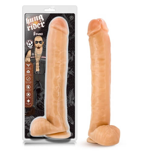 Hung Rider 14 Inch Large Realistic Dildo - Image 4