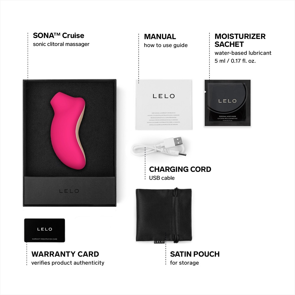 LELO SONA Cruise Clitoral Massager Cerise - Image 9
